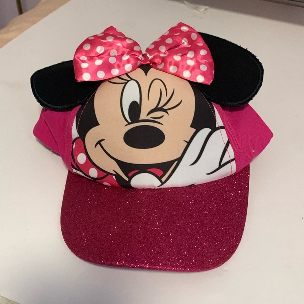DISNEYS MINNIE MOUSE BASEBALL HAT NWTS